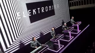 Kraftwerk Intro.Electric Cafe Amsterdam Paradiso 2015