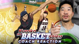 Coach Reacts to Kuroko No Basket | Ep 17 - Aomine and Kagami Go To Battle