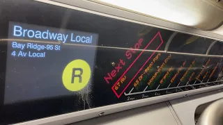 BMT Subway: R160B Siemens (R) Local Train Ride from Forest Hills-71st Ave to Bay Ridge-95th Street