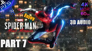 Spider Man  Miles Morales Gameplay Walkthrough PART 7 FULL GAME [4K 60FPS HDR PS5] - No Commentary