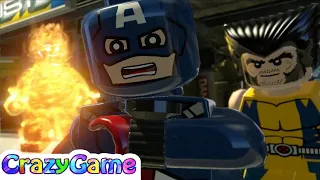 Lego Marvel Super Heroes Episode 7 - Wolverine, Thor, Captain America vs Loki