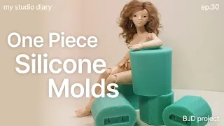 One part silicone mold • Casting with Smooth-on • my studio diary, ep.30