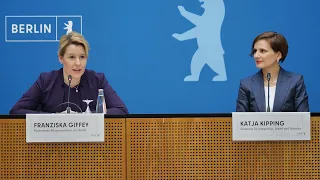 Landespressekonferenz mit dem Berliner Senat am 28. März 2023