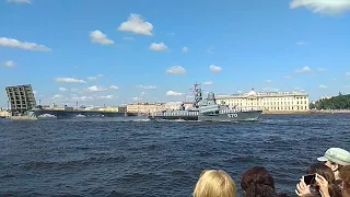 Репетиция Парада ВМФ 25 июля 2019 года