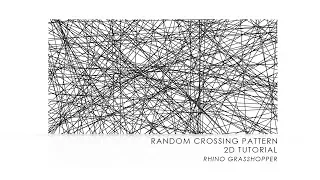 Random Crossing Pattern 2D Rhino Grasshopper Tutorial