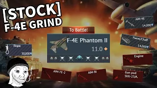 [STOCK] F-4E Phantom Experience!🔥| Worst plane in this BR?!💀(I'm getting wrecked every game)