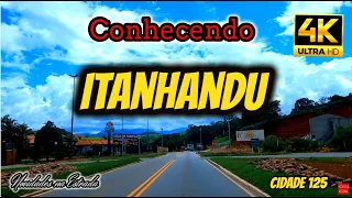 Conhecendo e atravessando a cidade de Itanhandu pela Rodovia 4K T2Vd 156 Nº125