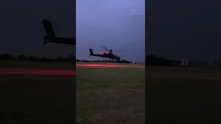 Apache Ah-64 takeoff