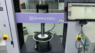 Geotextiles -Static CBR Puncture -Shimadzu Autograph Universal Test System( Ref Std ASTM D6241)