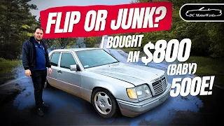 I Bought The CHEAPEST (Baby) Mercedes 500E! How BAD Could It Be?