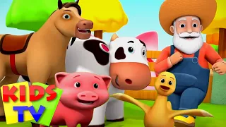 Old Macdonald had a Farm | Nursery Rhymes & Baby Songs | Animal Sounds | Boom Buddies | Kids Tv