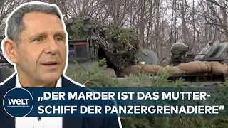 PANZER-PRÄSENTATION: Schnelle Eingreiftruppe zeigt Christine Lambrecht, was der Panzer Marder kann