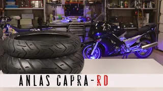 Anlas Capra RD - обзор и тест драйв покрышек на Yamaxa FJR-1300 (English subtitles) (türkçe altyazı)