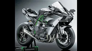 😎Kawasaki H2R - World Record 400 km/h in 26 sec.🏍🏍 HD Uk07 Rider Kawasaki Ninja h2r#shorts #short