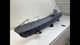 Finished Trumpeter DKM U-Boat Type VIIc U-552 1/48 Scale