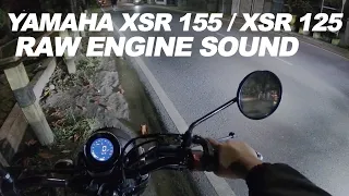Yamaha XSR155 / XSR125 Night Ride | Pure Engine Sound Only