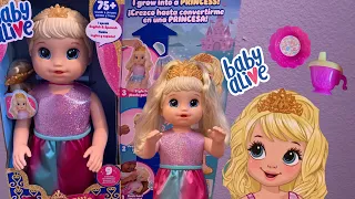 Baby alive Princess Ellie grows up Unboxing