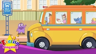 The Wheels on the Bus - Nursery Rhymes - English Song For Kids - for ESL teacher