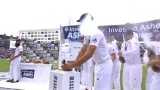 Ashes highlights - England bowled out but lift the urn on day 4