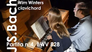 J.S.Bach :: Partita n°4, BWV 828 :: Wim Winters, Clavichord
