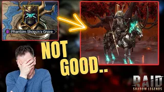 Shogun's Grove First Impression.. A Pay To Win Dungeon?? | RAID SHADOW LEGENDS TEST SERVER