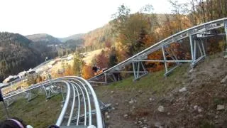 Luge Schlitte Mountain à La Bresse - Vosges 2011 - GoPro HD