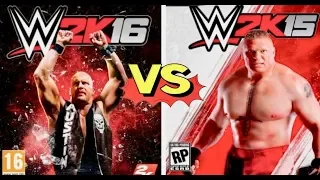 WWE 2K16 FINISHERS VS WWE 2K15 FINISHERS Comparison👏😍WHO IS THE BEST 👏😍