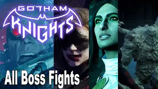 Gotham Knights - All Boss Fights [4K]