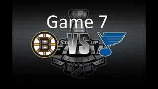 NHL Stanley Cup Final Game 7 Bruins VS Blues