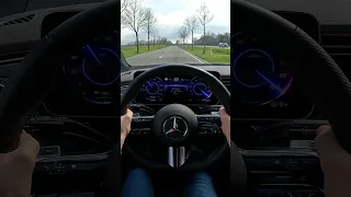 Mercedes EQE 2023 acceleration 0-100 | EQE 350+ Sport mode | 292 hp RWD