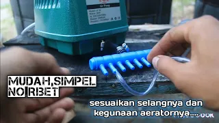 Instalasi aerator lp 20 dengan mudah bagi pemula