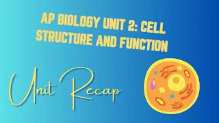 Unit 2: Cell Structure and Function AP Biology RECAP