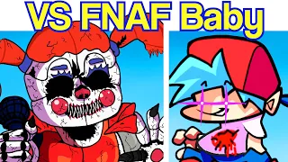 Friday Night Funkin': VS Baby FULL WEEK + Cutscenes + Ending [FNAF Horror Mod/HARD] FNF x FNAF Mod