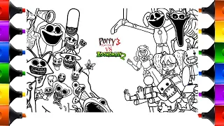 ZOONOMALY 2 vs Poppy Playtime Chapter 3 New Coloring Pages/ How to Color All New Bosses and Monsters