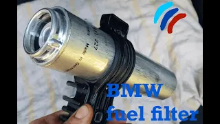 BMW 5 series 520D diesel fuel filter replacement | Schimb filtru motorina BMW seria 5