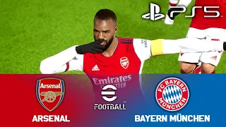 eFootball 2022 Arsenal vs FC Bayern München - Gameplay |PS5