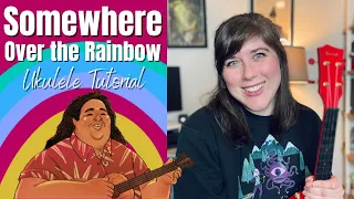 Somewhere Over the Rainbow Medley by IZ Ukulele Tutorial and Play Along