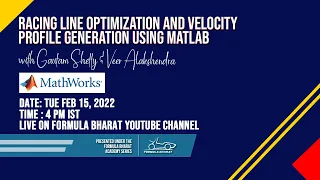 Racing Line Optimization and Velocity Profile Generation Using MATLAB