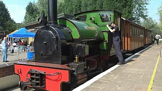 FULL LINE POV BEHIND HOWARD at Statfold Barn Railway 9th August 2020