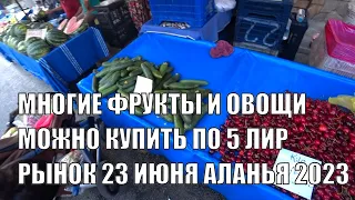 АЛАНЬЯ 23 ИЮНЯ 2023 ПЯТНИЧНЫЙ РЫНОК СМОТРИМ ЦЕНЫ ПРОДОЛЖЕНИЕ