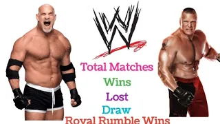 Goldberg vs Brock Lesnar Comparison | Age Height Weight | Total Matches |