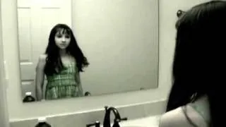 Creepy Grudge Ghost Girl in the Mirror! - YouTube.flv