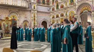 Н. Бутомо «Плотию уснув» - Student choir of the BSAM