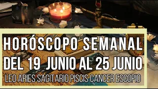 HORÓSCOPO SEMANAL DEL 19 AL 25 DE JUNIO 2023 #horoscoposemanal #horoscopossemanales #horoscopos