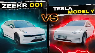 Zeekr 001 & Tesla Model Y