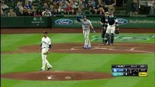 Max Muncy Game Tying Solo Home Run (Epic Bat Flip) vs Mariners | Dodgers vs Mariners