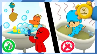 🛀 POCOYO AND NINA - Bubble Bath Time [90 min] | ANIMATED CARTOON for Children | FULL episodes