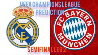 Real Madrid vs Bayern Munich UCL Showdown  #Prediction.