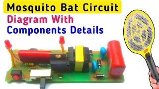 Mosquito Bat Repair || Circuit Digram & Working Theory With Components Details