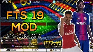 FTS 2019 Mod Android Offline APK+OBB Download (New pitch,sounds,squad)